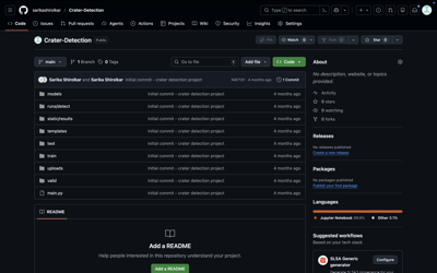 Preview of Crater Detection